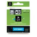 Dymo etichette nero su trasparente (40910 / S0720670), 9mm, laminato