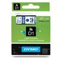 Dymo etichette blu su bianco (45014 / S0720540), 12mm, laminato